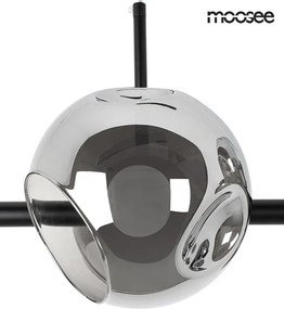 King Home MOOSEE ROMEO BLACK MSE010100140 Függőlámpa 8x40W/E27 IP20