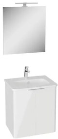 Fürdőszoba szett mosdóval VitrA Mia 56,5x62,5x44,5 cm fehér fényes MIASETPR60B
