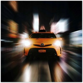 Poszterek 140x140 Sárga taxi Taxi