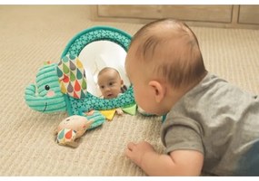 Infantino - Akasztós játék tevékenységekkel és tükörrel elefánt