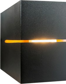 4 db-os készlet okos fali lámpa fekete arannyal 9,7 cm, Wi-Fi G9 - Transfer Groove