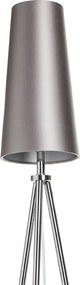 RENDL CONNY 15/30 asztali lámpaernyő Monaco galambszürke/ezüst PVC max. 23W
