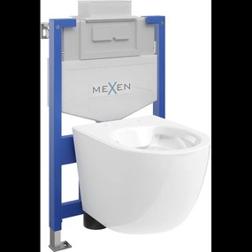 Mexen beépíthető Felix XS-U WC váz WC csészével Lena, Fehér - 6853322XX00