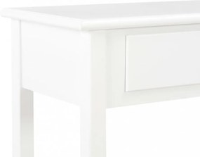 fehér MDF tálalószekrény 110 x 35 x 80 cm