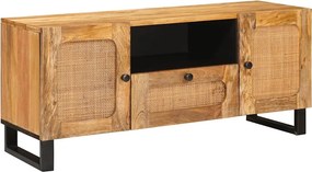 vidaXL TV szekrény fiókkal Barna 105 x 33 x 46 cm Tömör Mangófát