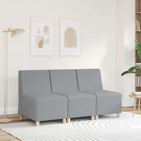 világosszürke szövet kanapéfotel 55 cm