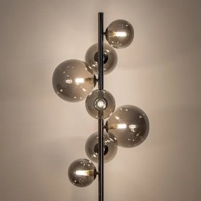 BRILAGI - LED állólámpa MILLA 7xG9/3W/230V fekete króm/füstszínű