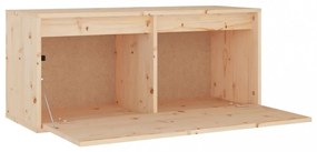 tömör fenyőfa faliszekrény 80 x 30 x 35 cm