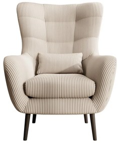 Fotel lábtartóval Veneza VZ2  (bézs + fekete) . 1099402