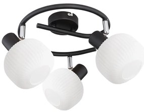 Prezent 27521 - spotlámpa ARYA 3xE14/40W/230V fekete/fehér