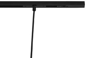 Modern sínrendszer 6 bronzból készült függőlámpa foglalattal, 1 fázisú - Slimline Keno