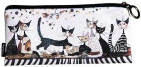 Tolltartó 19x1,5x9cm, polyester,Rosina Wachtmeister: Cats sepia