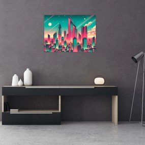 Kép – Nagyváros pop-art stílusban (70x50 cm)