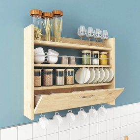 Konyhai polc Knott - Oak