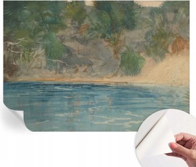 Dekoratív öntapadós fotótapéta irodába Trópusi szegély 312x219 cm