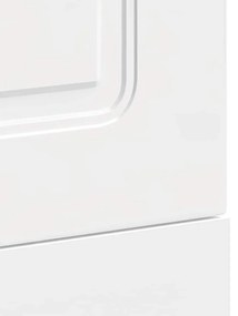 mosogatógép panel Kalmar magasfényű fehér 45x1,5x67 cm