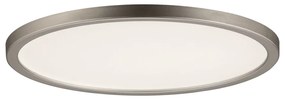 Paulmann 92935 Areo fürdőszobai LED panel, 180 mmx180 mm, kerek, fényerőszabályozható, nikkel, 3000K melegfehér, beépített LED, 1300 lm, IP44
