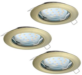 Eglo 94238 - SET 3x LED Beépíthető lámpa PENETO 3xGU10-LED/3W/230V