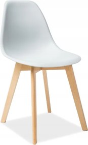 Moris szék bükk/világos szürke Sig étkező konyhához