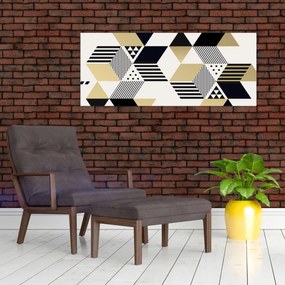 Kép - Geometriai formák N⁰1 (120x50 cm)