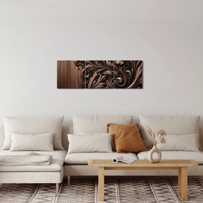 Kép - Faminta minta (órával) (90x30 cm)
