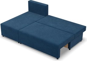 Nobu sarokkanapé, kordbársony, univerzális oldal, kék