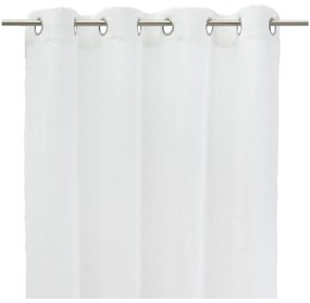 Fehér lenkeverék fényáteresztő függöny 140x260 cm Fifties – Casa Selección