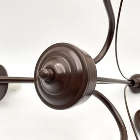 Brilagi - LED Csillár láncon COTTAGE 3xG9/40W/230V barna/fehér