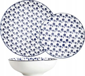 Navia virágmintás étkészlet 12el. 4 személyes Homla