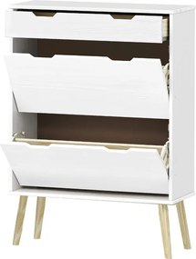 Cipősszekrény 100 x 33 x 50 cm fehér CS06-100