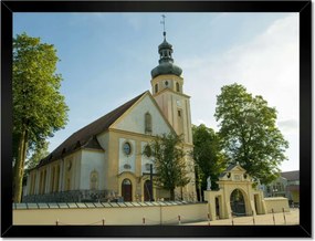 Poszterek keretben 40x30 Erdélyi templom