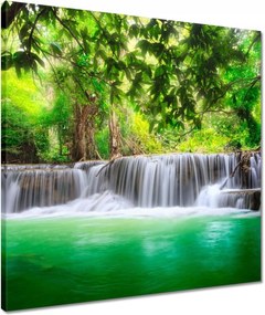 Vászonkép 50x50 Tájkép vízesés