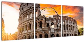 Kép - Colosseum Rómában (órával) (90x30 cm)