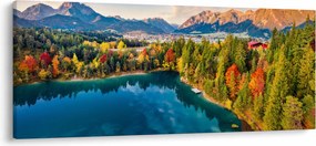 Kép - Urisee-tó, Ausztria (120x50 cm)