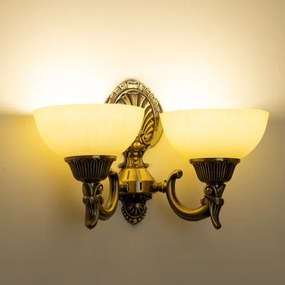 Brilagi - Fali lámpa CLASSIC 2xE27/60W/230V réz