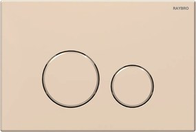 Öblítőgomb Geberit Delta Sigma Champagne állványhoz, arany, csendes