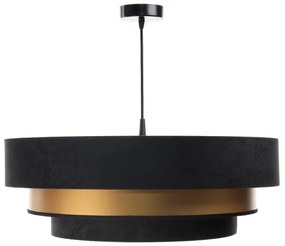 TRINITI lógcsillár 1xE27/60W/230V fekete/arany