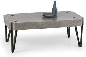 Dohányzóasztal Emilia (beton + fekete). 796306