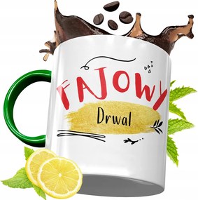 Zöld Bögre Favágónak Születésnapi Ajándék fényképes nyomtatással