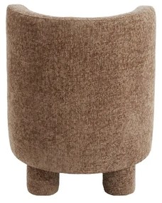 Sötétbarna fotel Kamova – Light &amp; Living