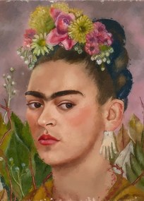 Frida Kahlo Önarckép poszter B2 50x70cm Vászonkép #451