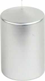 Elegáns gyertya metál klasszikus dekoratív ezüst 150/100