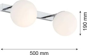 Argon SATELITE 840 Fali lámpa 2x15W/E27 IP44