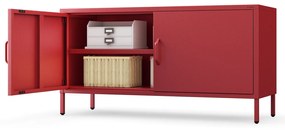 TV-szekrény lábakon ROSA, 1150 x 595 x 400 mm, Modern: piros