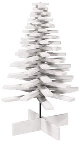 vidaXL fehér tömör fenyőfa karácsonyfa-dekoráció 100 cm