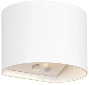 USB LED fali kültéri lámpa mozgásérzékelővel (magasság 10 cm) Genie – Reality