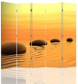 Gario Paraván Gömb alakú Zen kövek Méret: 180 x 170 cm, Kivitelezés: Forgó paraván 360°
