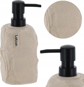 Folyadék Szappan Adagoló Elegáns fürdőszobai gél pumpával Bézs 400ml dekoratív