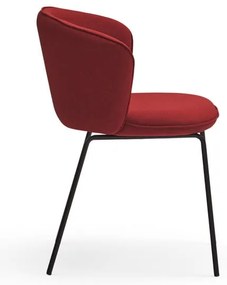 Piros kárpitozott étkezőfotel szett 2 db-os Add – Teulat