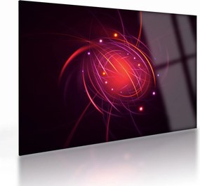 Modern kép absztrakció (üvegen) (70x50 cm)